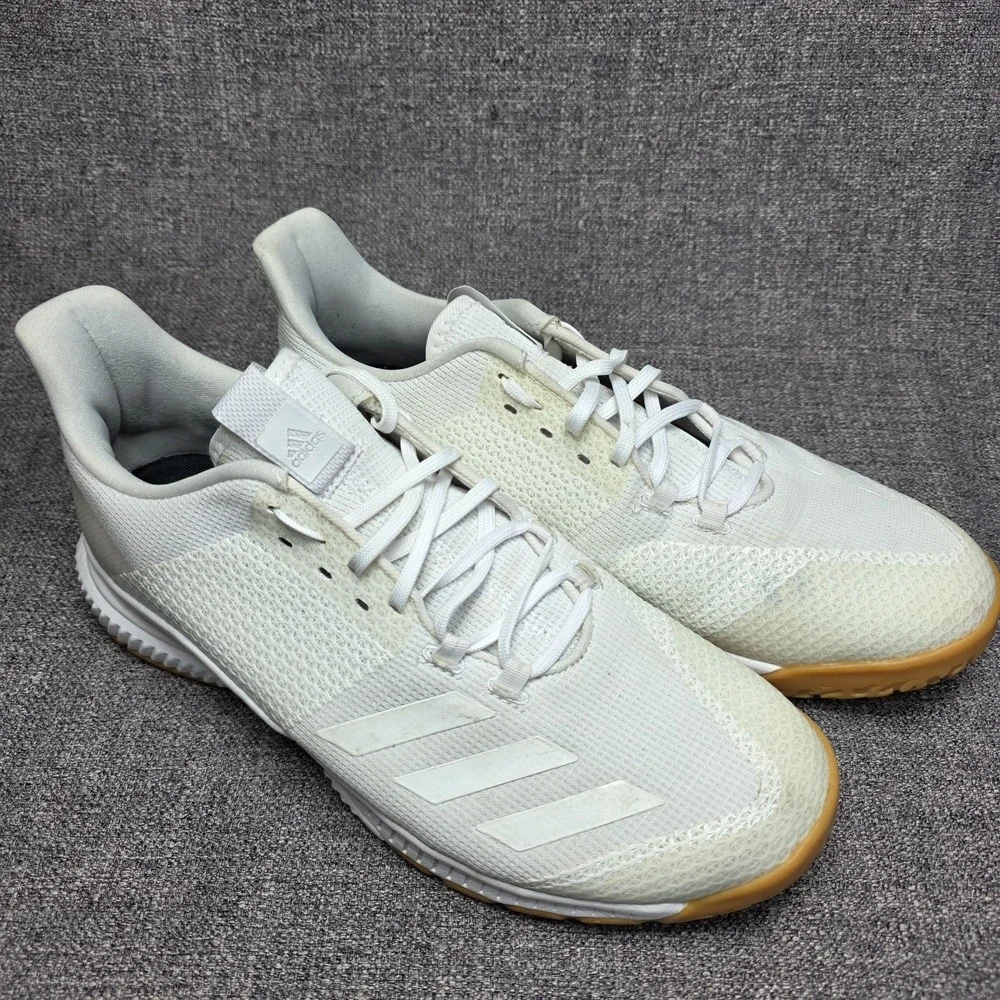 Adidas CrazyFlight Bounce 3 White Gum Volleyball Shoes BD7906 Womens Size 10